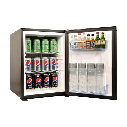 Innovative Hospitality Compact Refrigerator, 40L, Auto Defrost, Black